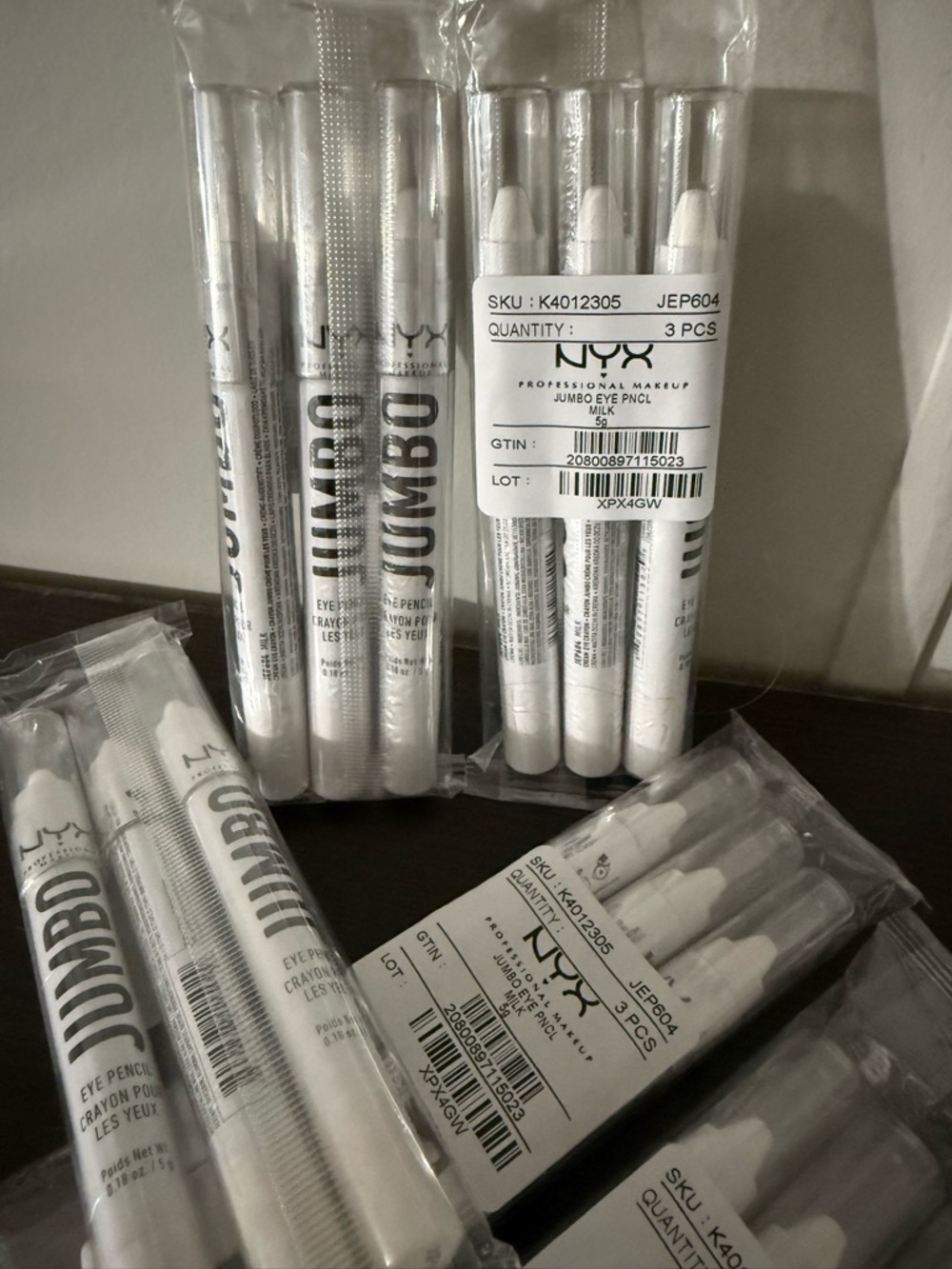 NYX Jumbo Eye Pencil Trio - White